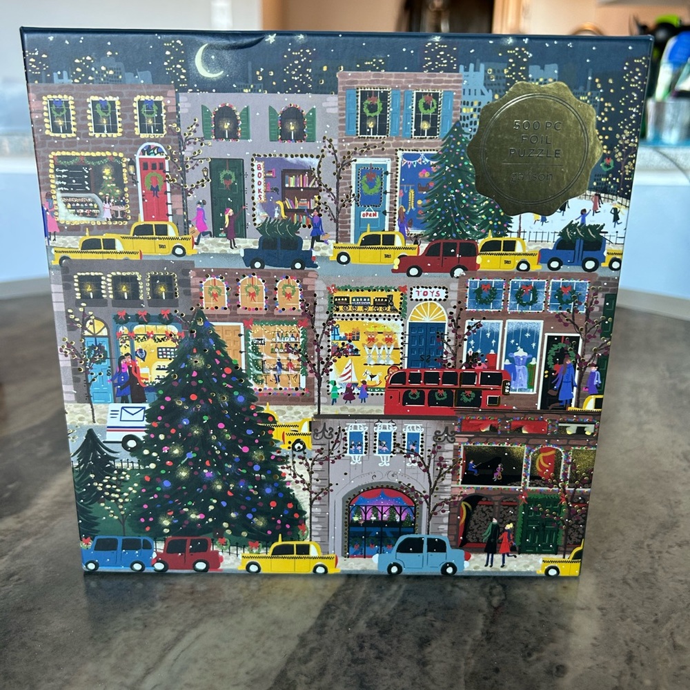 500 piece puzzle by galison - “Winter Lights”